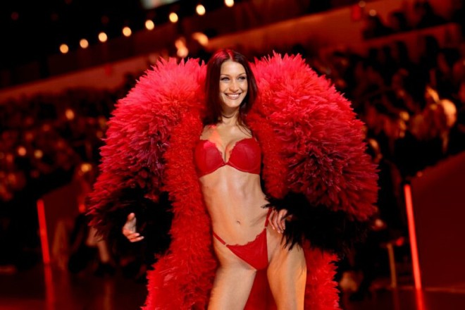 Bella Hadid’s Scandalously Sexy Look in Red Lingerie – Victoria’s Secret Unleashes the Heat