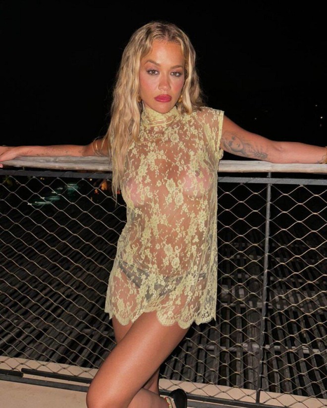 Rita Ora Turns Heads in Scandalous Sheer Dress – Boobs and Sexy Panties on Full Display!