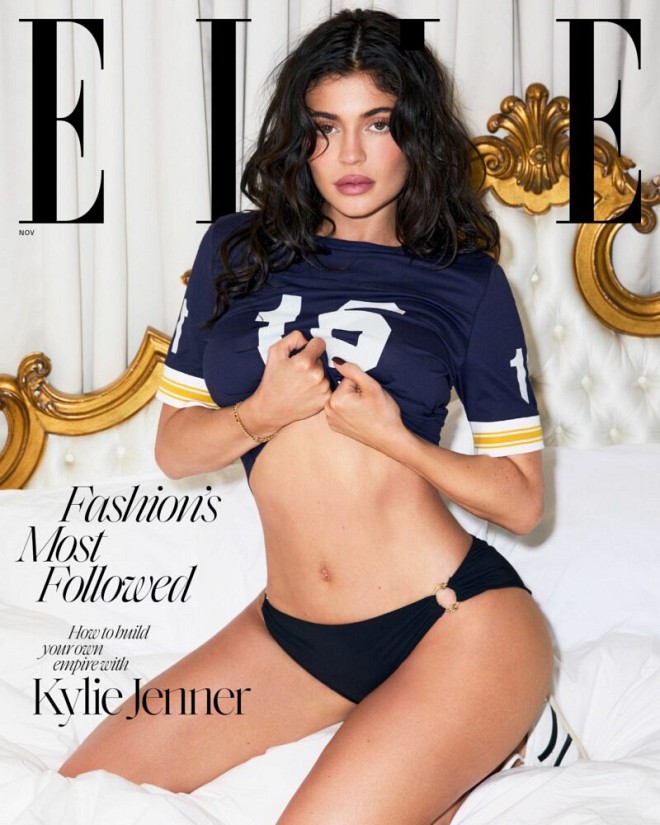 Kylie Jenner Sizzles in Revealing Elle Spread: Beauty, Boobs, and Lingerie Perfection!