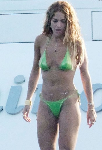 Rita Ora Stuns in Skimpy Bikini on Ibiza Yacht – Sexy Body Flaunted