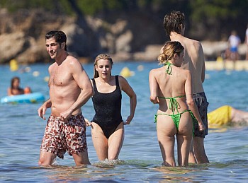 Ashley Benson Stuns in a Tiny Green Bikini, Flaunting Her Sexy Booty in Saint Tropez